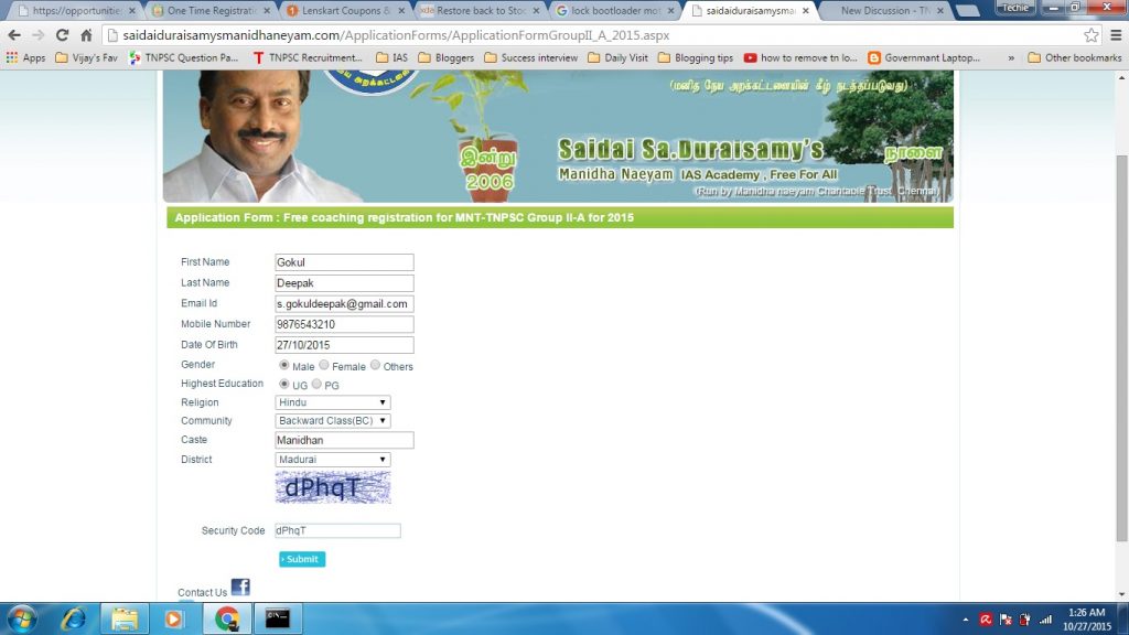 Free Classes for TNPSC Group 2a in Manidhanaeyam